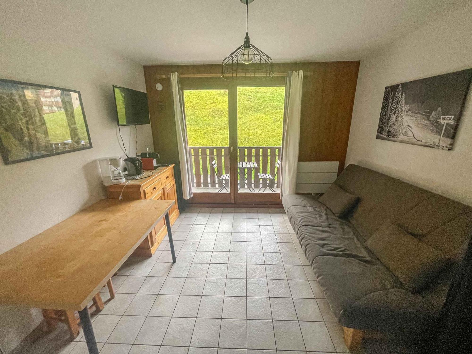 Joli Studio 4 Pers 30M Des Pistes Balcon Plein Sud Au Pieds Des Pistes B27- Draps Non Compris Saint-Jean-dʼAulps 外观 照片