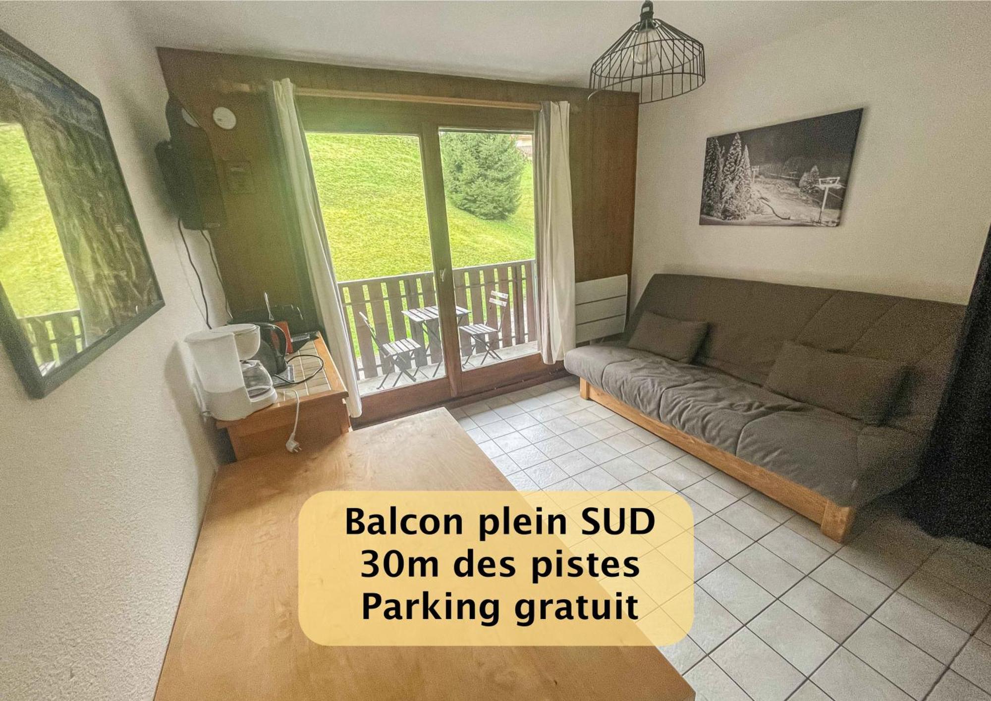 Joli Studio 4 Pers 30M Des Pistes Balcon Plein Sud Au Pieds Des Pistes B27- Draps Non Compris Saint-Jean-dʼAulps 外观 照片